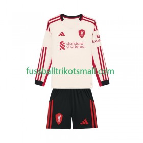 Fußballtrikots Liverpool Kinder 2025-2026 Langarm Auswärts-trikot kaufen